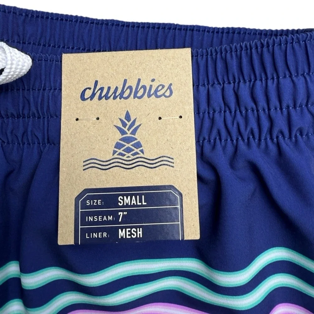 Chubbies Mens Size Small Swim Trunks Moon Shadows 7